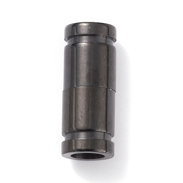 PandaHall Ion Plating(IP) 304 Stainless Steel Magnetic Clasps with Glue-in Ends, Column, Gunmetal, 20x8mm, Hole: 5mm 304 Stainless Steel...
PandaHall Ion Plating(IP) 304 Stainless Steel Magnetic Clasps with Glue-in Ends, Column, Gunmetal, 20x8mm, Hole: 5mm 304 Stainless Steel...