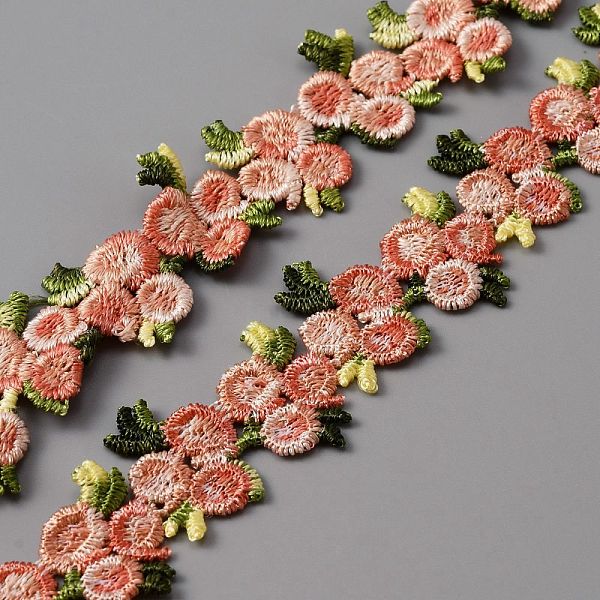PandaHall Polyester Ribbon for Jewelry Making, Garment Accessories, Cherry Pattern, Dark Salmon, 7/8 inch(22~23mm) Polyester
PandaHall Polyester Ribbon for Jewelry Making, Garment Accessories, Cherry Pattern, Dark Salmon, 7/8 inch(22~23mm) Polyester