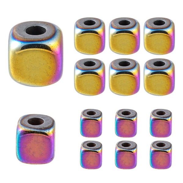 PandaHall 4 Strands 2 Sizes Electroplate Non-magnetic Synthetic Hematite Beads Strands, Cube, Grade A, Multi-color Plated, 2 strand/size...
PandaHall 4 Strands 2 Sizes Electroplate Non-magnetic Synthetic Hematite Beads Strands, Cube, Grade A, Multi-color Plated, 2 strand/size...