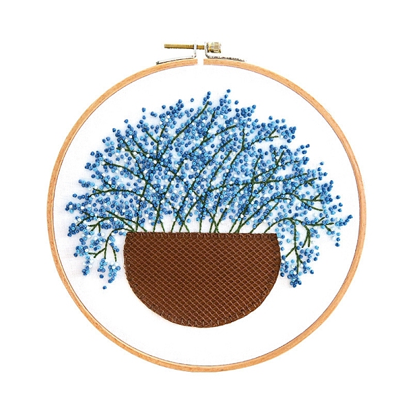 PandaHall Gypsophila Pattern DIY Embroidery Kit, including Embroidery Needles & Thread, Cotton Linen Cloth, Deep Sky Blue, 290x290mm Cloth...
PandaHall Gypsophila Pattern DIY Embroidery Kit, including Embroidery Needles & Thread, Cotton Linen Cloth, Deep Sky Blue, 290x290mm Cloth...