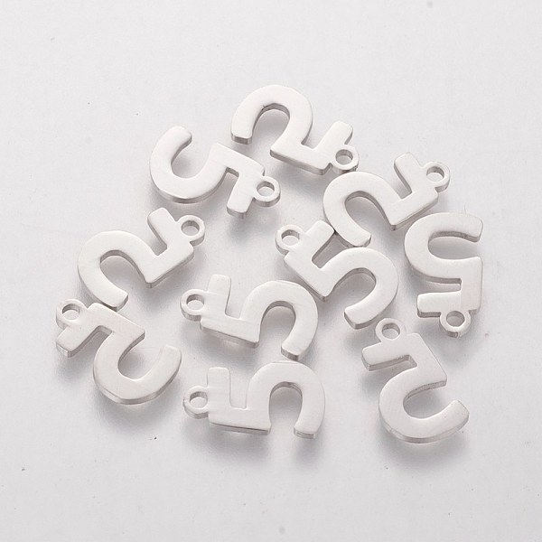 PandaHall 201 Stainless Steel Charms, Num.5, 13x7x1.1mm 201 Stainless Steel Number
PandaHall 201 Stainless Steel Charms, Num.5, 13x7x1.1mm 201 Stainless Steel Number