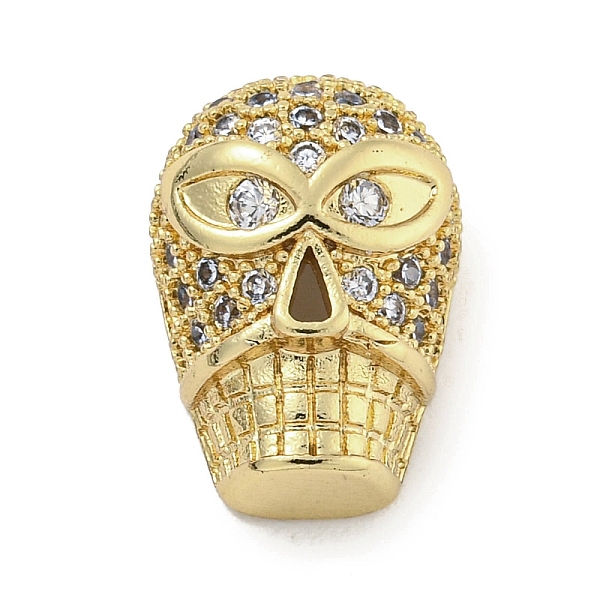 PandaHall Brass Micro Pave Clear Cubic Zirconia Beads, Skull, Real 18K Gold Plated, 13.5x7x10mm, Hole: 1.6mm Brass+Cubic Zirconia Skull...
PandaHall Brass Micro Pave Clear Cubic Zirconia Beads, Skull, Real 18K Gold Plated, 13.5x7x10mm, Hole: 1.6mm Brass+Cubic Zirconia Skull...