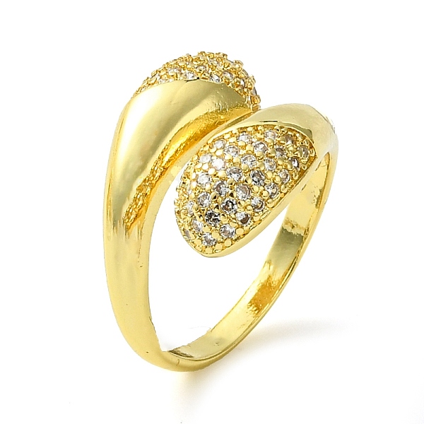 PandaHall Brass Micro Pave Cubic Zirconia Open Cuff Rings, Teardrop, Real 16K Gold Plated, Inner Diameter: 17.8mm Brass+Cubic Zirconia..., Clear
PandaHall Brass Micro Pave Cubic Zirconia Open Cuff Rings, Teardrop, Real 16K Gold Plated, Inner Diameter: 17.8mm Brass+Cubic Zirconia..., Clear