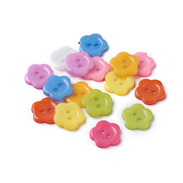 PandaHall Acrylic Sewing Buttons for Costume Design, Plastic Buttons, 2-Hole, Dyed, Flower Wintersweet, Mixed Color, 14x2mm, Hole: 1mm..., Multicolor
PandaHall Acrylic Sewing Buttons for Costume Design, Plastic Buttons, 2-Hole, Dyed, Flower Wintersweet, Mixed Color, 14x2mm, Hole: 1mm..., Multicolor