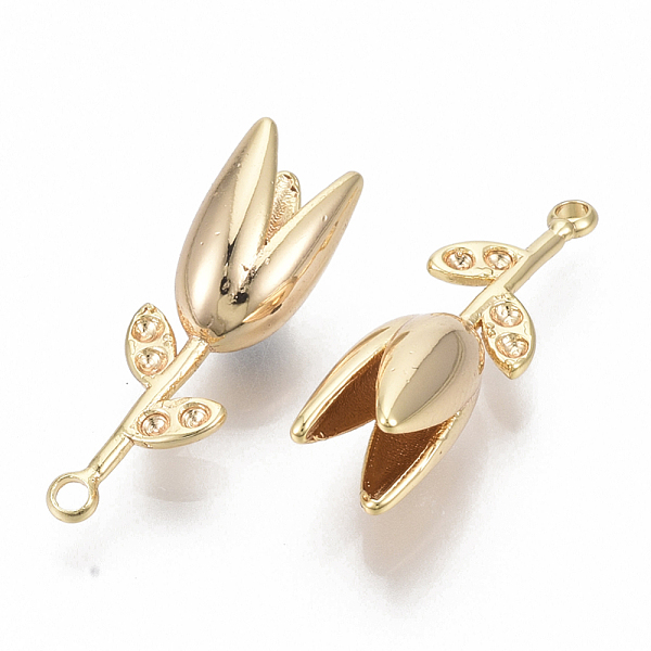 PandaHall Brass Pendant Rhinestone Settings, Nickel Free, Tulip, Real 18K Gold Plated, Fit for 1mm Rhinestone, 23x7x6.5mm, Hole: 1.2mm Brass...
PandaHall Brass Pendant Rhinestone Settings, Nickel Free, Tulip, Real 18K Gold Plated, Fit for 1mm Rhinestone, 23x7x6.5mm, Hole: 1.2mm Brass...