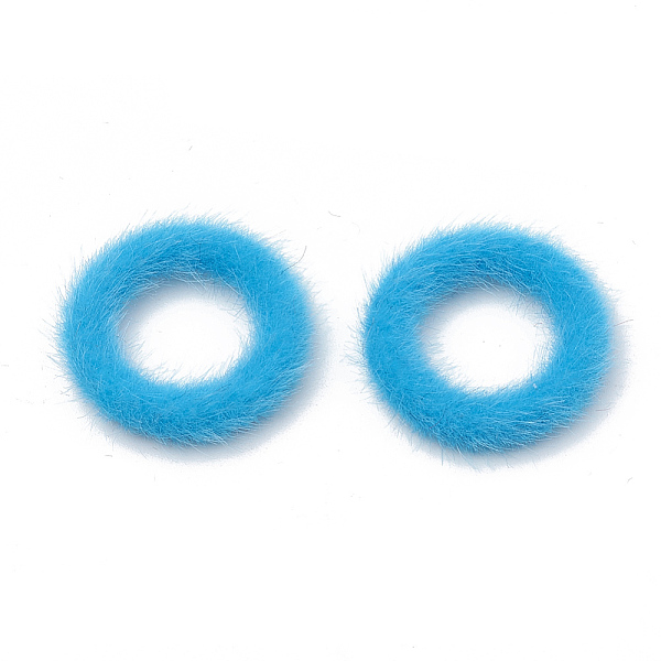PandaHall Faux Mink Fur Covered Linking Rings, with Aluminum Bottom, Ring, Platinum, Deep Sky Blue, 27x4mm Aluminum Ring Blue
PandaHall Faux Mink Fur Covered Linking Rings, with Aluminum Bottom, Ring, Platinum, Deep Sky Blue, 27x4mm Aluminum Ring Blue