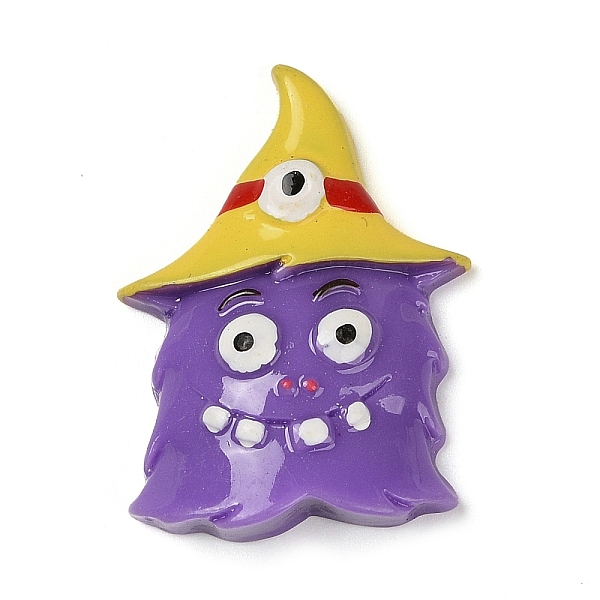 PandaHall Ghost with Witch Hat Halloween Opaque Resin Decoden Cabochons, Halloween Jewelry Craft, Purple, 35.5x26.5x9.5mm Resin Ghost Purple
PandaHall Ghost with Witch Hat Halloween Opaque Resin Decoden Cabochons, Halloween Jewelry Craft, Purple, 35.5x26.5x9.5mm Resin Ghost Purple