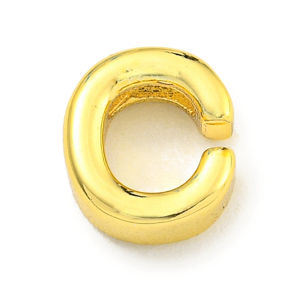 PandaHall Brass Beads, Real 18K Gold Plated, Letter C, 8x7x3mm, Hole: 1.8x1mm Brass Letter C
PandaHall Brass Beads, Real 18K Gold Plated, Letter C, 8x7x3mm, Hole: 1.8x1mm Brass Letter C