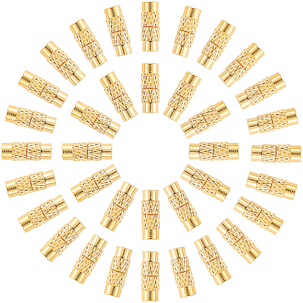 PandaHall 50 Sets 12x4mm Brass Screw Twist Clasps Barrel Jewelry End Tip Caps 1mm Hole Tube Fastener Cord End Caps for DIY Bracelet...
PandaHall 50 Sets 12x4mm Brass Screw Twist Clasps Barrel Jewelry End Tip Caps 1mm Hole Tube Fastener Cord End Caps for DIY Bracelet...