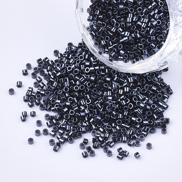 PandaHall Electroplate Cylinder Seed Beads, Uniform Size, Metallic Colours, Prussian Blue, 1.5~2x1~2mm, Hole: 0.8mm, about 4000pcs/bag...
PandaHall Electroplate Cylinder Seed Beads, Uniform Size, Metallic Colours, Prussian Blue, 1.5~2x1~2mm, Hole: 0.8mm, about 4000pcs/bag...