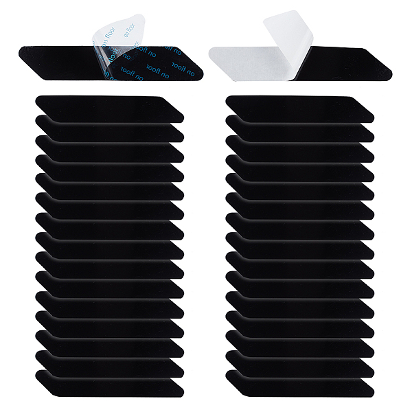 PandaHall PU Plastic Rug Grippers, Adhesive Non-Slip Carpet Fixing Floor Stickers, Rectangle, Black, 130x25x1mm, 32pcs/set Plastic Rectangle...
PandaHall PU Plastic Rug Grippers, Adhesive Non-Slip Carpet Fixing Floor Stickers, Rectangle, Black, 130x25x1mm, 32pcs/set Plastic Rectangle...