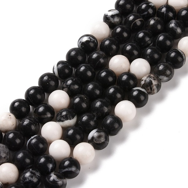 PandaHall Natural Zebra Jasper Beads Strands, Round, 8mm, Hole: 1mm, about 47pcs/strand, 15.55''(39.5cm) Zebra Jasper Round
PandaHall Natural Zebra Jasper Beads Strands, Round, 8mm, Hole: 1mm, about 47pcs/strand, 15.55''(39.5cm) Zebra Jasper Round