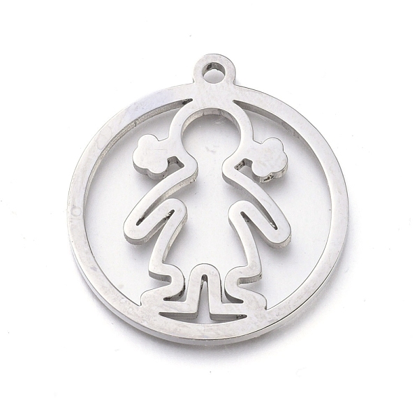 PandaHall 304 Stainless Steel Pendants, Manual Polishing, Ring with Girl, Stainless Steel Color, 28.5x25.5x1.5mm, Hole: 1.8mm 304 Stainless...
PandaHall 304 Stainless Steel Pendants, Manual Polishing, Ring with Girl, Stainless Steel Color, 28.5x25.5x1.5mm, Hole: 1.8mm 304 Stainless...