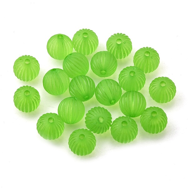 PandaHall Transparent Acrylic Corrugated Beads, Round, Frosted, Lime Green, 9~9.5mm, Hole: 2mm, about 900pcs/500g Acrylic Round
PandaHall Transparent Acrylic Corrugated Beads, Round, Frosted, Lime Green, 9~9.5mm, Hole: 2mm, about 900pcs/500g Acrylic Round