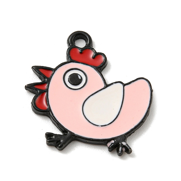 PandaHall Alloy Enamel Pendants, Black, Chick Charm, Misty Rose, 21.5x21x1.5mm, Hole: 2mm Alloy+Enamel Chick
PandaHall Alloy Enamel Pendants, Black, Chick Charm, Misty Rose, 21.5x21x1.5mm, Hole: 2mm Alloy+Enamel Chick