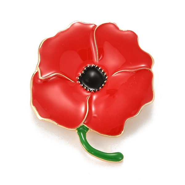 PandaHall Alloy Brooches, with Rhinestone and Enamel, Remembrance Poppy Flower Badge, Red, 48x38x9mm Alloy Red
PandaHall Alloy Brooches, with Rhinestone and Enamel, Remembrance Poppy Flower Badge, Red, 48x38x9mm Alloy Red