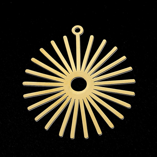 PandaHall 304 Stainless Steel Pendants, Laser Cut, Sun, Golden, 32.5x30x1mm, Hole: 1.5mm 304 Stainless Steel Sun
PandaHall 304 Stainless Steel Pendants, Laser Cut, Sun, Golden, 32.5x30x1mm, Hole: 1.5mm 304 Stainless Steel Sun