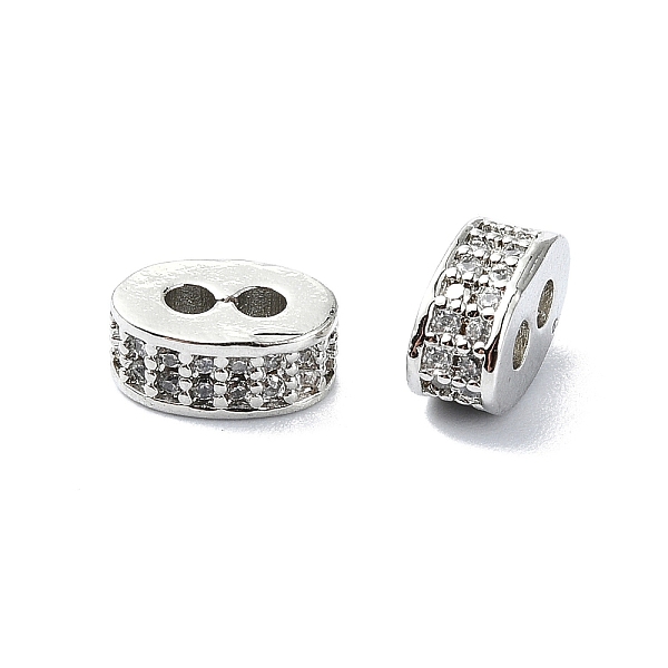 PandaHall Rack Plating Brass Micro Pave Clear Cubic Zirconia Beads, Long-Lasting Plated, Lead Free & Cadmium Free, Oval, Platinum...
PandaHall Rack Plating Brass Micro Pave Clear Cubic Zirconia Beads, Long-Lasting Plated, Lead Free & Cadmium Free, Oval, Platinum...