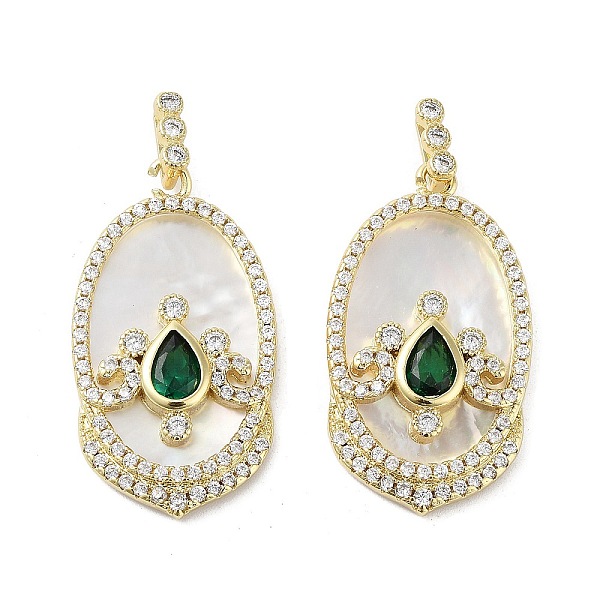 PandaHall Rack Plating Shell Brass Micro Pave Cubic Zirconia Pendants, Cadmium Free & Lead Free, Long-Lasting Plated, Real 18K Gold Plated..., Green
PandaHall Rack Plating Shell Brass Micro Pave Cubic Zirconia Pendants, Cadmium Free & Lead Free, Long-Lasting Plated, Real 18K Gold Plated..., Green