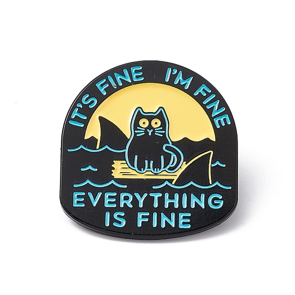 PandaHall Cat with Word Alloy Brooch for Backpack Clothes, Gold, 30x28.5x1.7mm, Pin: 1.2mm Alloy Cat Shape Gold
PandaHall Cat with Word Alloy Brooch for Backpack Clothes, Gold, 30x28.5x1.7mm, Pin: 1.2mm Alloy Cat Shape Gold