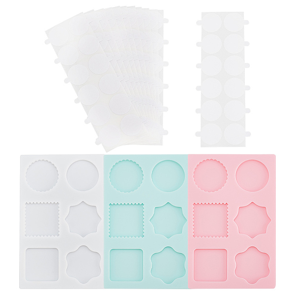 PandaHall 3pcs Wax Seal Mold 3 Color Silicone Wax Mat with 150pcs Double Sided Removable Sticky Dots Adhensive Wax Seal Stickers Sealing Wax..., Multicolor
PandaHall 3pcs Wax Seal Mold 3 Color Silicone Wax Mat with 150pcs Double Sided Removable Sticky Dots Adhensive Wax Seal Stickers Sealing Wax..., Multicolor