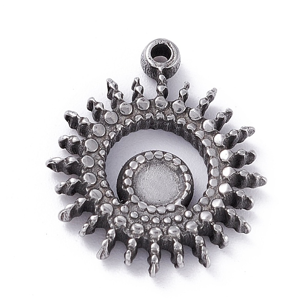 PandaHall 304 Stainless Steel Pendant Cabochons Settings, Sun, Stainless Steel Color, Tray: 3mm, 16x14x2mm, Hole: 1mm 304 Stainless Steel...
PandaHall 304 Stainless Steel Pendant Cabochons Settings, Sun, Stainless Steel Color, Tray: 3mm, 16x14x2mm, Hole: 1mm 304 Stainless Steel...
