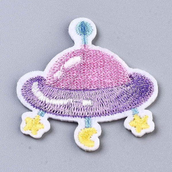 PandaHall UFO Appliques, Computerized Embroidery Cloth Iron on/Sew on Patches, Costume Accessories, Colorful, 41x40x1.5mm Cloth Vehicle
PandaHall UFO Appliques, Computerized Embroidery Cloth Iron on/Sew on Patches, Costume Accessories, Colorful, 41x40x1.5mm Cloth Vehicle
