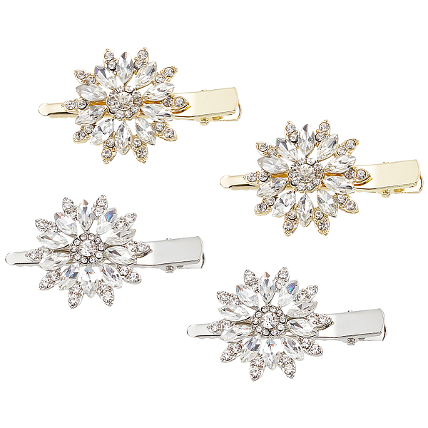 PandaHall GOMAKERER 2 Pairs 2 Colors Flower Shaped Alloy Rhinestone Alligator Hair Clips, Hair Accessories for Woman Girls, Platinum &...
PandaHall GOMAKERER 2 Pairs 2 Colors Flower Shaped Alloy Rhinestone Alligator Hair Clips, Hair Accessories for Woman Girls, Platinum &...