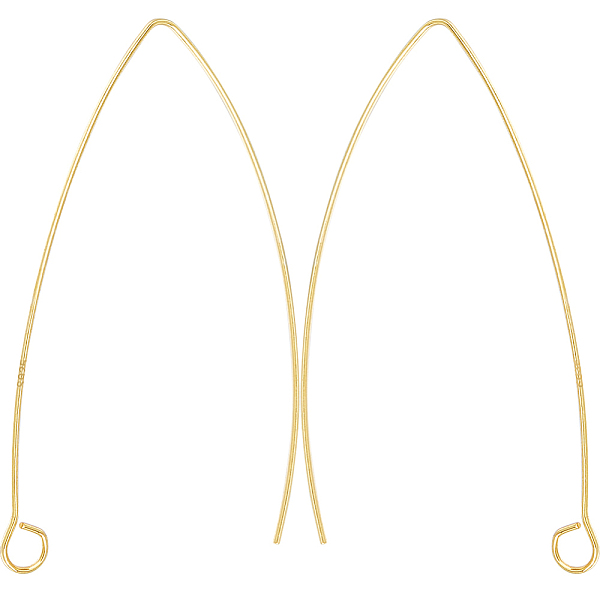 PandaHall Beebeecraft 1 Box 10Pcs V Shape Earring Hooks 18K Gold Plated 925 Sterling Silver 36~39mm Drop Earring Hook Ear Wires Earring...
PandaHall Beebeecraft 1 Box 10Pcs V Shape Earring Hooks 18K Gold Plated 925 Sterling Silver 36~39mm Drop Earring Hook Ear Wires Earring...