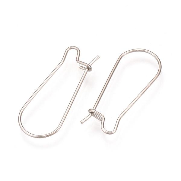 PandaHall 304 Stainless Steel Hoop Earrings Findings, Stainless Steel Color, 25x11mm, 20 Gauge, Pin: 0.8mm 304 Stainless Steel
PandaHall 304 Stainless Steel Hoop Earrings Findings, Stainless Steel Color, 25x11mm, 20 Gauge, Pin: 0.8mm 304 Stainless Steel