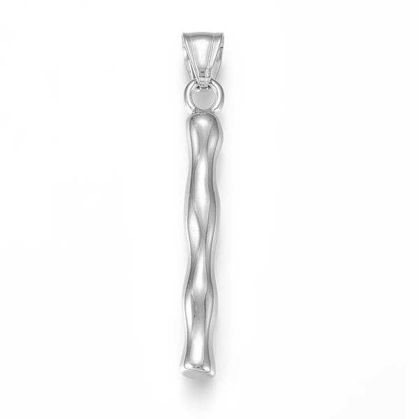 PandaHall 304 Stainless Steel Pendants, Bamboo Shaped Letter, Stainless Steel Color, Letter.I,48x5.5mm, Hole: 5x8mm 304 Stainless Steel...
PandaHall 304 Stainless Steel Pendants, Bamboo Shaped Letter, Stainless Steel Color, Letter.I,48x5.5mm, Hole: 5x8mm 304 Stainless Steel...