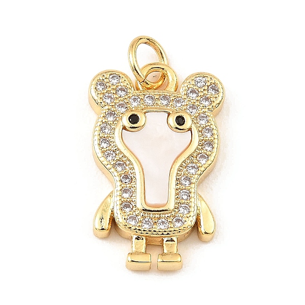 PandaHall Brass Cubic Zirconia with Shell Pendants, Long-Lasting Plated, Lead Free & Cadmium Free, Bear, Real 18K Gold Plated, 19x12x3mm..., Clear
PandaHall Brass Cubic Zirconia with Shell Pendants, Long-Lasting Plated, Lead Free & Cadmium Free, Bear, Real 18K Gold Plated, 19x12x3mm..., Clear