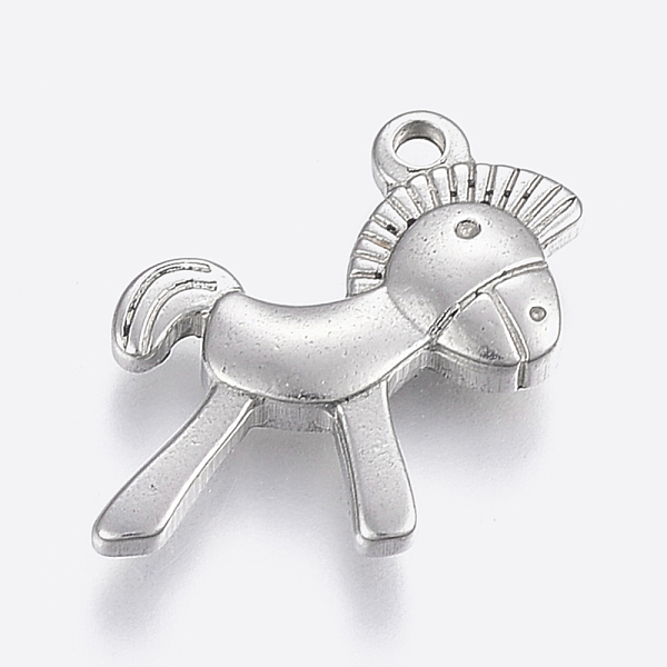 PandaHall 304 Stainless Steel Pendants, Horse, Stainless Steel Color, 20x19x4mm, Hole: 2mm 304 Stainless Steel Horse
PandaHall 304 Stainless Steel Pendants, Horse, Stainless Steel Color, 20x19x4mm, Hole: 2mm 304 Stainless Steel Horse
