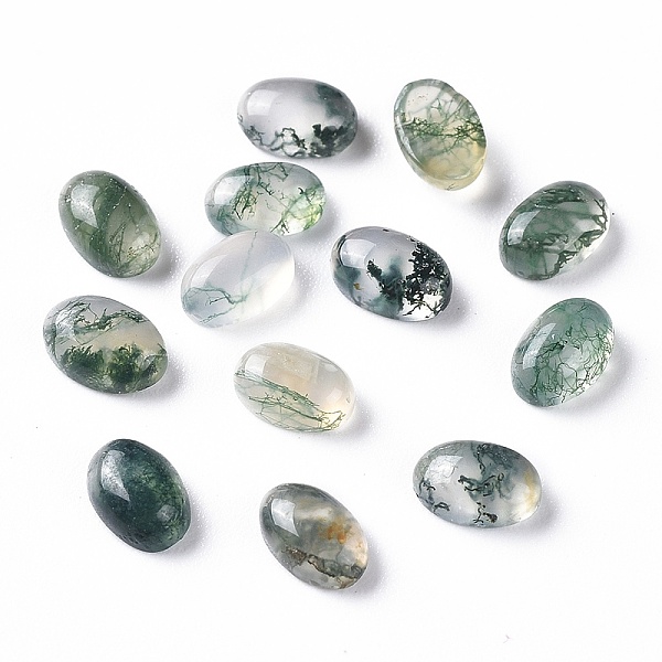 PandaHall Natural Moss Agate Cabochons, Flat Back, Oval, 7.5x5.5x3mm Moss Agate Oval
PandaHall Natural Moss Agate Cabochons, Flat Back, Oval, 7.5x5.5x3mm Moss Agate Oval
