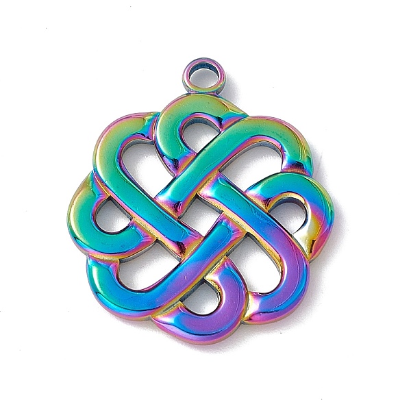 PandaHall Ion Plating(IP) 201 Stainless Steel Pendants, Flower Charms, Rainbow Color, 29x25x2.5mm, Hole: 2.5mm 201 Stainless Steel Flower
PandaHall Ion Plating(IP) 201 Stainless Steel Pendants, Flower Charms, Rainbow Color, 29x25x2.5mm, Hole: 2.5mm 201 Stainless Steel Flower