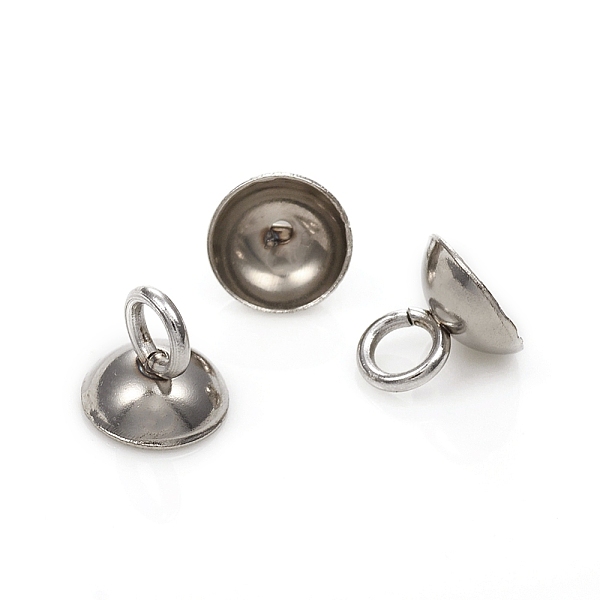 PandaHall 201 Stainless Steel Bead Cap Pendant Bails, for Globe Glass Bubble Cover Pendants, Stainless Steel Color, 6x6mm, Hole: 2.5mm 201...
PandaHall 201 Stainless Steel Bead Cap Pendant Bails, for Globe Glass Bubble Cover Pendants, Stainless Steel Color, 6x6mm, Hole: 2.5mm 201...