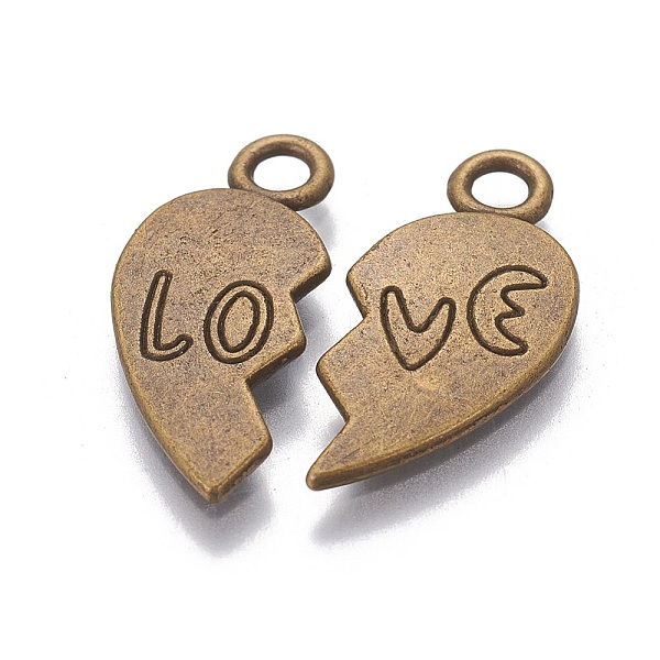 PandaHall Tibetan Style Alloy Pendants, Lead Free & Nickel Free, Heart, for Valentine's Day, Antique Bronze, 23x11x2mm, Hole: 3mm Alloy...
PandaHall Tibetan Style Alloy Pendants, Lead Free & Nickel Free, Heart, for Valentine's Day, Antique Bronze, 23x11x2mm, Hole: 3mm Alloy...