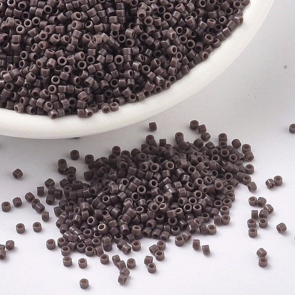 PandaHall MIYUKI Delica Beads, Cylinder, Japanese Seed Beads, 11/0, (DB0735) Opaque Dark Mauve, 1.3x1.6mm, Hole: 0.8mm, about 2000pcs/bottle..., Purple
PandaHall MIYUKI Delica Beads, Cylinder, Japanese Seed Beads, 11/0, (DB0735) Opaque Dark Mauve, 1.3x1.6mm, Hole: 0.8mm, about 2000pcs/bottle..., Purple