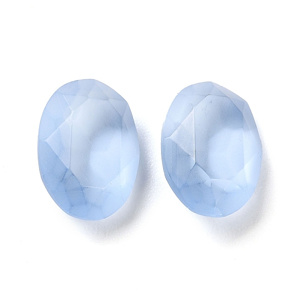 PandaHall Frosted Glass Rhinestone Cabochons, Faceted, Pointed Back, Egg Shape, Light Sapphire, 14x10x5.5mm Glass Rhinestone Egg Blue
PandaHall Frosted Glass Rhinestone Cabochons, Faceted, Pointed Back, Egg Shape, Light Sapphire, 14x10x5.5mm Glass Rhinestone Egg Blue