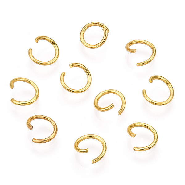 PandaHall Vacuum Plating 304 Stainless Steel Jump Rings, Open Jump Rings, Golden, 20 Gauge, 6x0.8mm, Inner Diameter: 4.4mm 304 Stainless...
PandaHall Vacuum Plating 304 Stainless Steel Jump Rings, Open Jump Rings, Golden, 20 Gauge, 6x0.8mm, Inner Diameter: 4.4mm 304 Stainless...