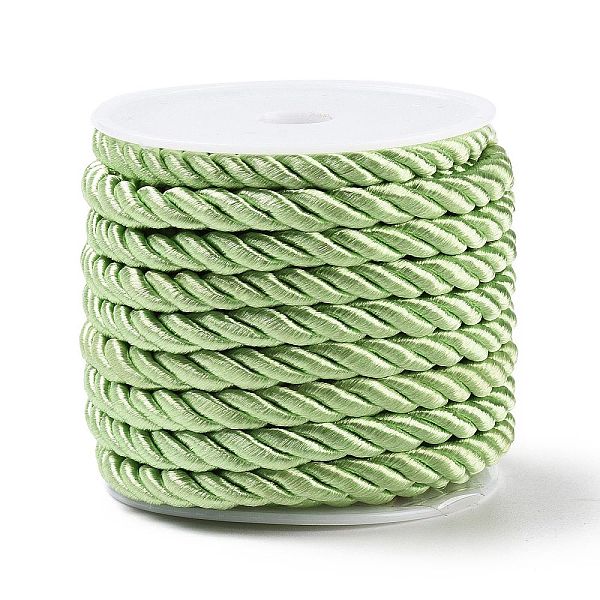 PandaHall Polyester Cord, Twisted Cord, Light Green, 5mm, about 4.37 yards(4m)/roll Polyester Green
PandaHall Polyester Cord, Twisted Cord, Light Green, 5mm, about 4.37 yards(4m)/roll Polyester Green