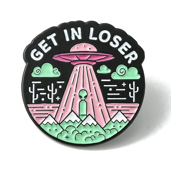 PandaHall Black Alloy Brooches, Enamel Pins, for Backpack Cloth, Spaceship, 30.5x29.5x1.5mm Alloy Spaceship
PandaHall Black Alloy Brooches, Enamel Pins, for Backpack Cloth, Spaceship, 30.5x29.5x1.5mm Alloy Spaceship