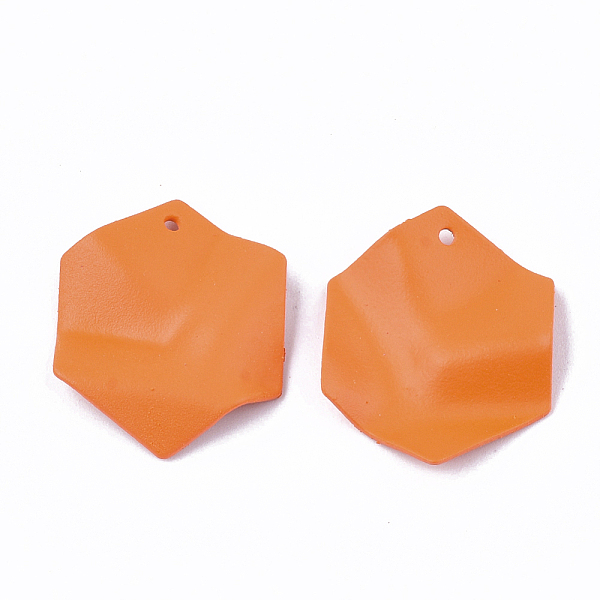 PandaHall Spray Painted Iron Pendants, Hexagon, Dark Orange, 25x20x3mm, Hole: 1mm Iron Hexagon Orange
PandaHall Spray Painted Iron Pendants, Hexagon, Dark Orange, 25x20x3mm, Hole: 1mm Iron Hexagon Orange