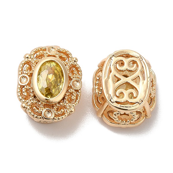 PandaHall Brass with Glass Multi-Strand Links, Hollow Oval, Real 18K Gold Plated, Yellow, 11.5x9.5x7mm, Hole: 1.8mm Brass Oval Yellow
PandaHall Brass with Glass Multi-Strand Links, Hollow Oval, Real 18K Gold Plated, Yellow, 11.5x9.5x7mm, Hole: 1.8mm Brass Oval Yellow