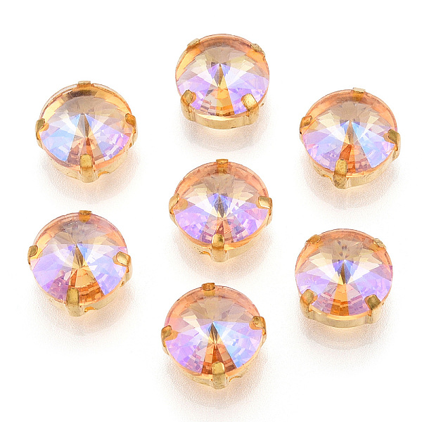 PandaHall Flat Round Moonlight Effect Sew on Rhinestone, Glass Rhinestone, with Brass Settings, Garments Accessories, Light Gold, Plum..., Purple
PandaHall Flat Round Moonlight Effect Sew on Rhinestone, Glass Rhinestone, with Brass Settings, Garments Accessories, Light Gold, Plum..., Purple