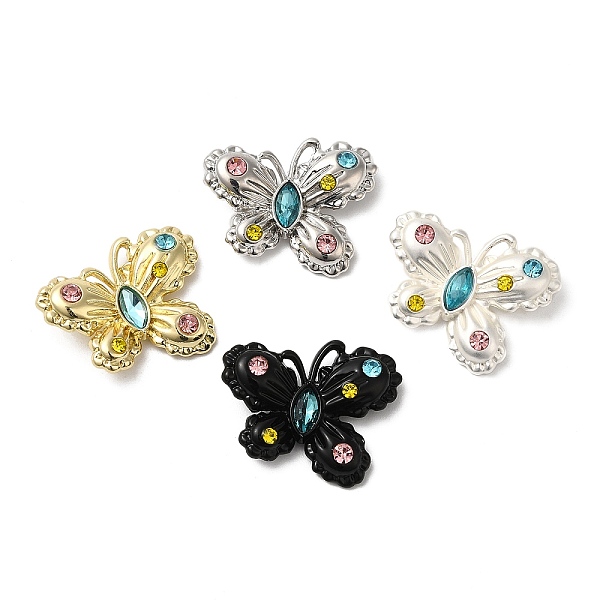 PandaHall Rack Plating Alloy Pendant, with Colorful Glass, Lead Free & Cadmium Free, Butterfly Charms, Mixed Color, 19x24x6mm, Hole: 5x1.1mm...
PandaHall Rack Plating Alloy Pendant, with Colorful Glass, Lead Free & Cadmium Free, Butterfly Charms, Mixed Color, 19x24x6mm, Hole: 5x1.1mm...