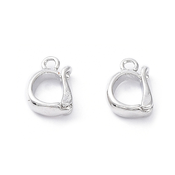 PandaHall Rack Plating Brass Fold Over Clasps, Long-Lasting Plated, Real Platinum Plated, 10x7x2.5mm, Hole: 1.2mm Brass
PandaHall Rack Plating Brass Fold Over Clasps, Long-Lasting Plated, Real Platinum Plated, 10x7x2.5mm, Hole: 1.2mm Brass