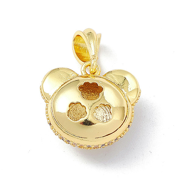 PandaHall Brass Micro Pave Cubic Zirconia Pendants, Bear Head Charm, Golden, Clear, 16.5x18.5x11mm, Hole: 6.5x3mm Brass+Cubic Zirconia Bear...
PandaHall Brass Micro Pave Cubic Zirconia Pendants, Bear Head Charm, Golden, Clear, 16.5x18.5x11mm, Hole: 6.5x3mm Brass+Cubic Zirconia Bear...