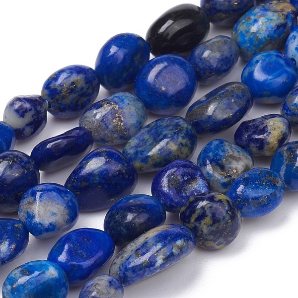 PandaHall Natural Lapis Lazuli Beads Strands, Nuggets, Tumbled Stone, 5~10x4~5x3~4mm, Hole: 0.8mm, about 61pcs/strand, 15.35 inch(39cm)...
PandaHall Natural Lapis Lazuli Beads Strands, Nuggets, Tumbled Stone, 5~10x4~5x3~4mm, Hole: 0.8mm, about 61pcs/strand, 15.35 inch(39cm)...