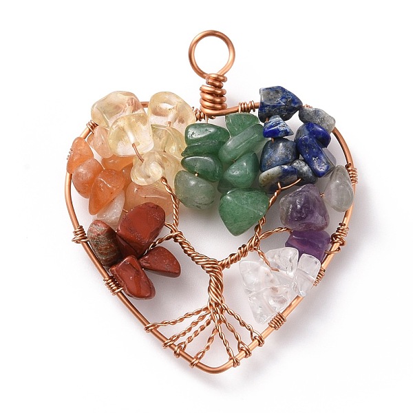 PandaHall Natural Gmestone Copper Wire Big Pendants, Natural Amethyst & Green Aventurine & Citrine & Lapis Lazuli & Red Jasper & Red...
PandaHall Natural Gmestone Copper Wire Big Pendants, Natural Amethyst & Green Aventurine & Citrine & Lapis Lazuli & Red Jasper & Red...